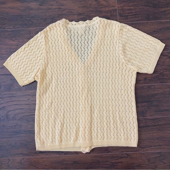 vintage knit button up - Picture 3 of 8